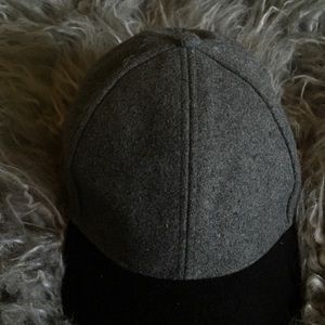 Grey and Black Wool Cap